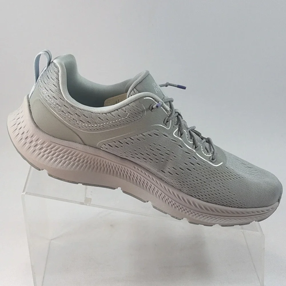 Skechers GO RUN Consistent 2.0 Zisa Running Shoes Women's 7.5 Gray Blue Sneakers
